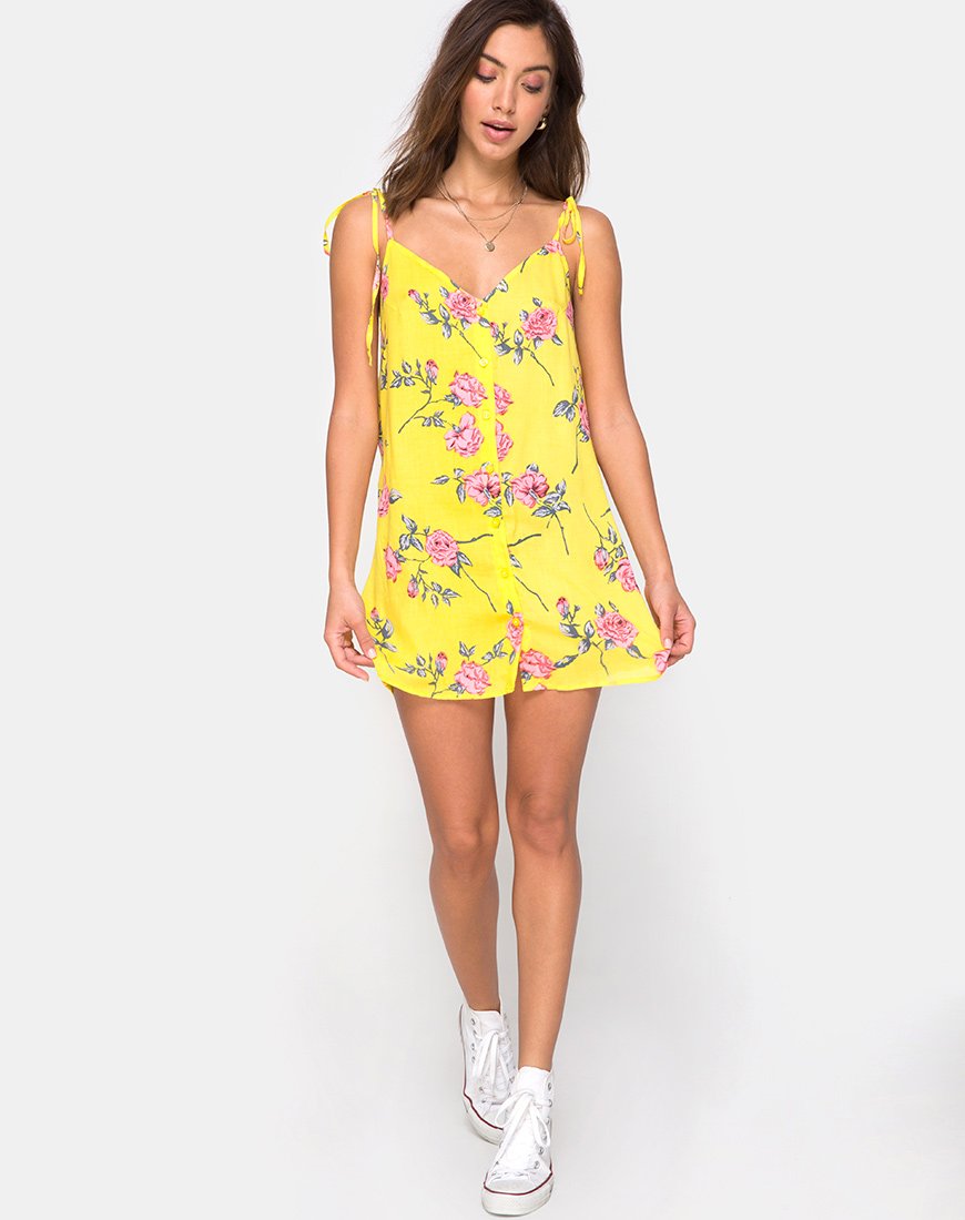Image of Osla Slip Dress in Candy Rose Yellow