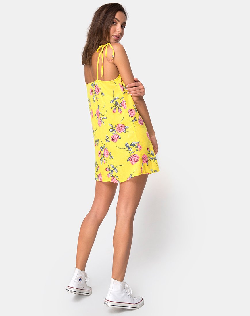 Image of Osla Slip Dress in Candy Rose Yellow