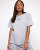 Image of Oversize Basic Tee in Modern Day Romantics Grey