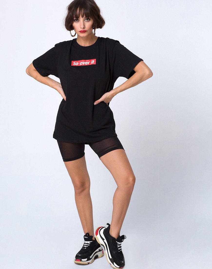 Image of Oversize Basic Tee in So Over It