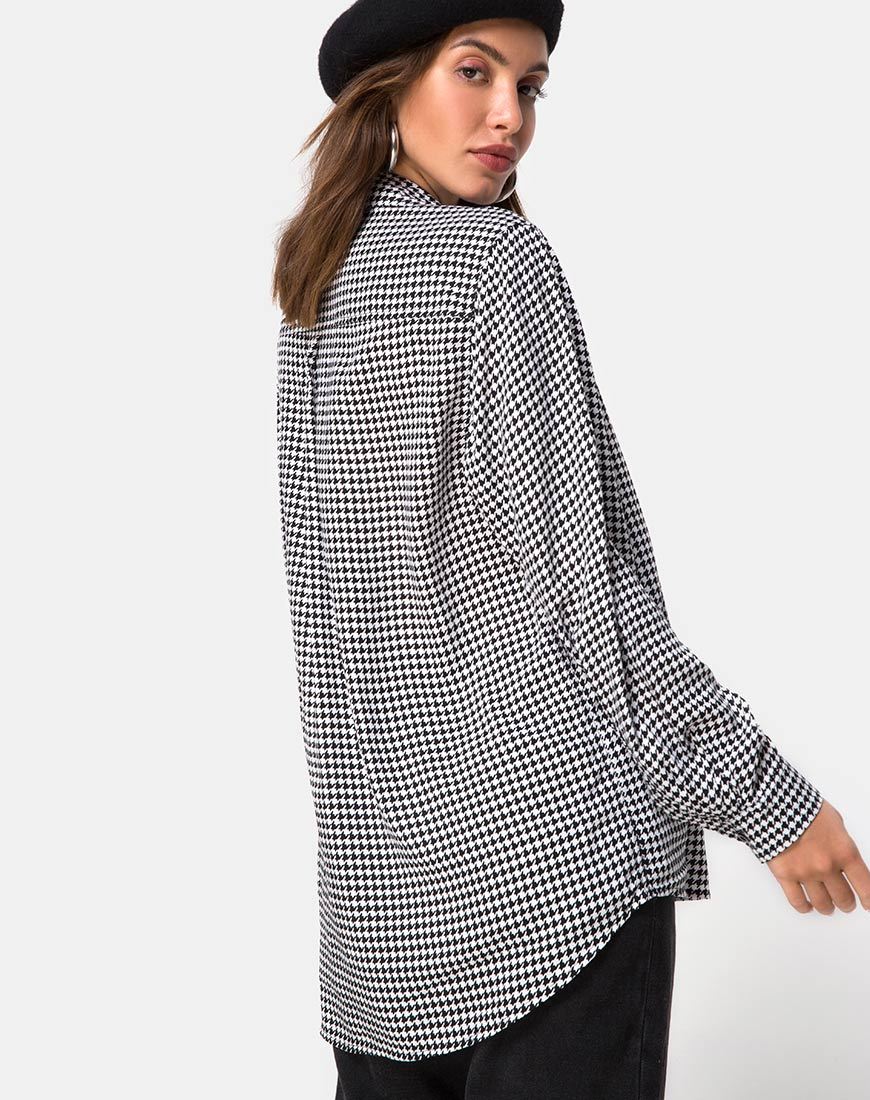 Oxford Shirt in Dogtooth