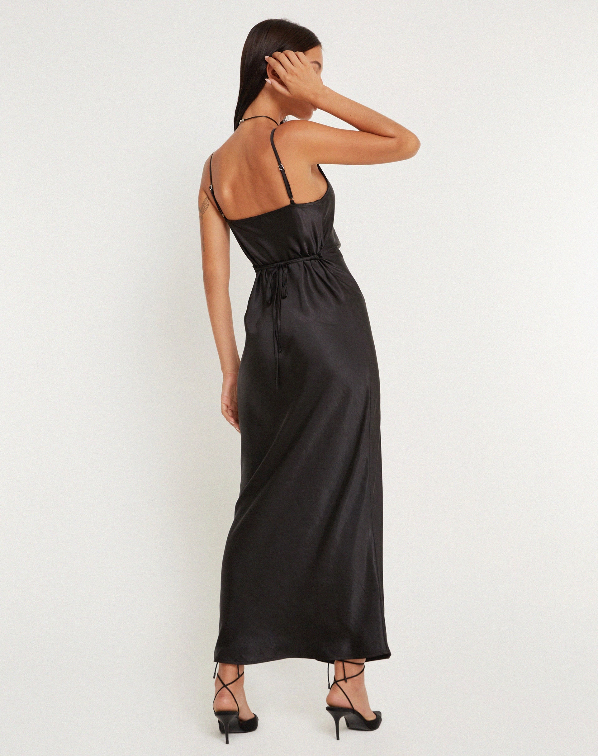 nalla maxi dress black Nayani Halter Maxi Dress | Black | Womens
