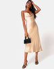 Image of Palasha Dress in Satin Gold