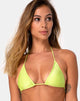 Image of Pami Bikini Top in Pistachio