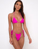 Image of Leyna Bikini Bottom in Magenta