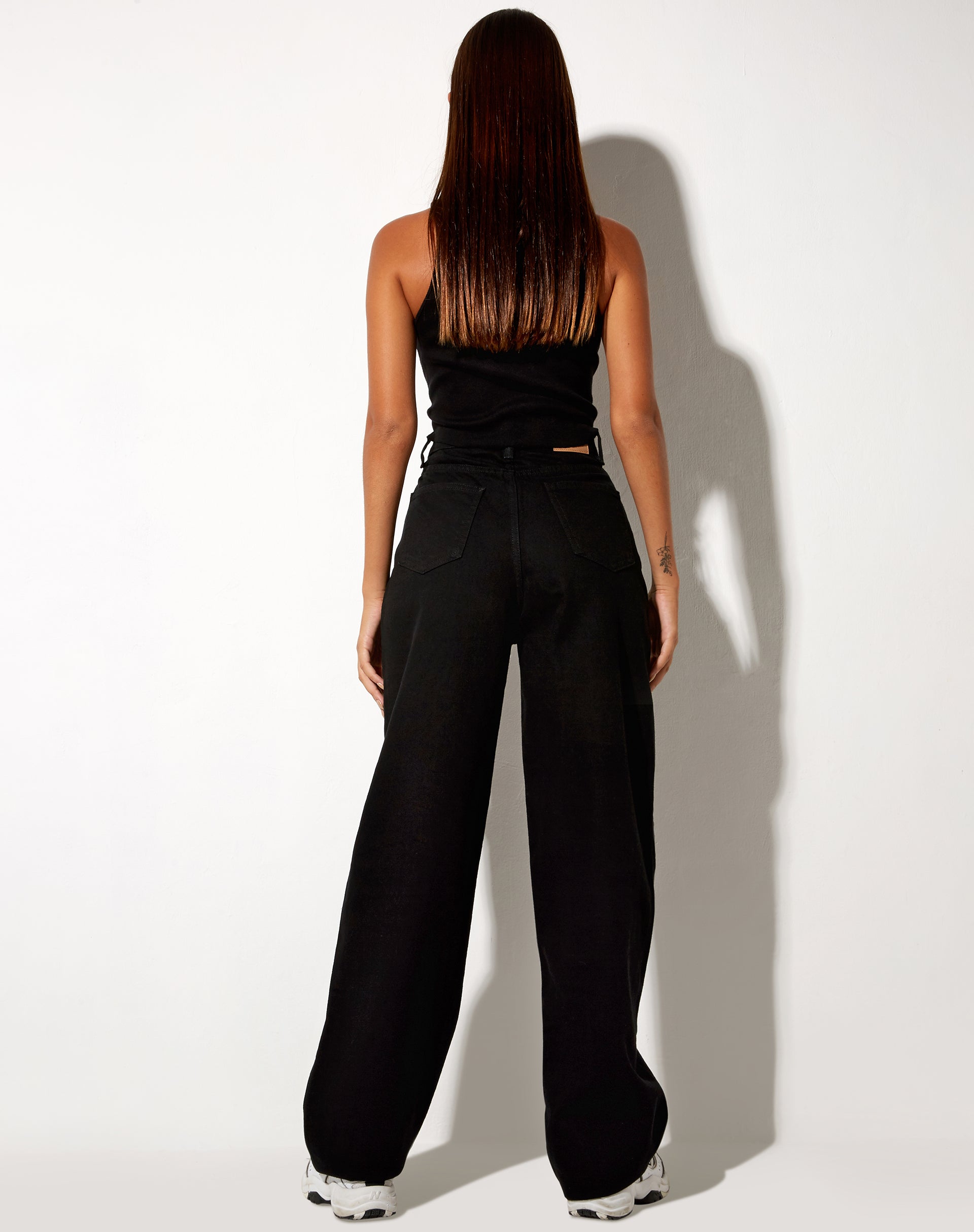 Image of Parallel Jeans in Rinse Black Wash