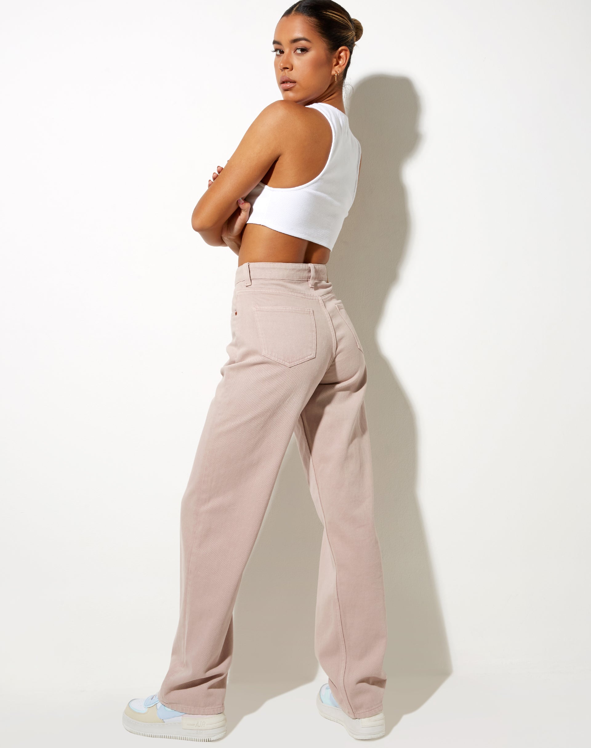 Image of Parallel Jeans in Washed Lilac