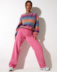 Image of Parallel Trouser in Cord Bubblegum Pink