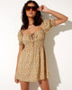 Image of Poleze Mini Dress in Washed Ditsy