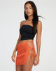 image of Pyara Mini Skirt in Orange