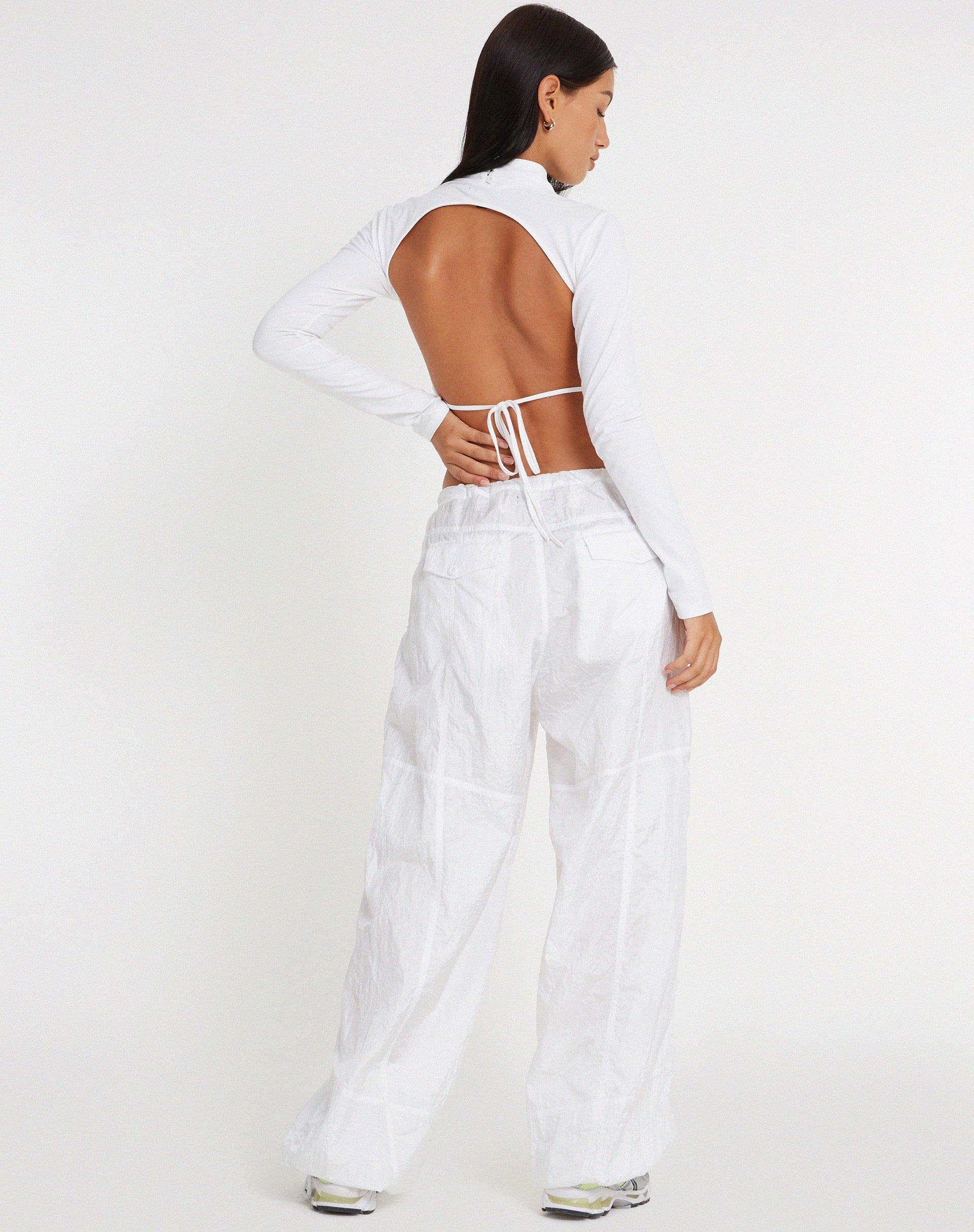 image of Quelia Crop Top in White