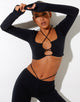 Image of Rana Crop Top in Black