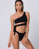 Image of Rawlins Bikini Top in Crinkle Rib Black