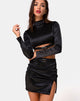 Image of Reblit Skirt in Black