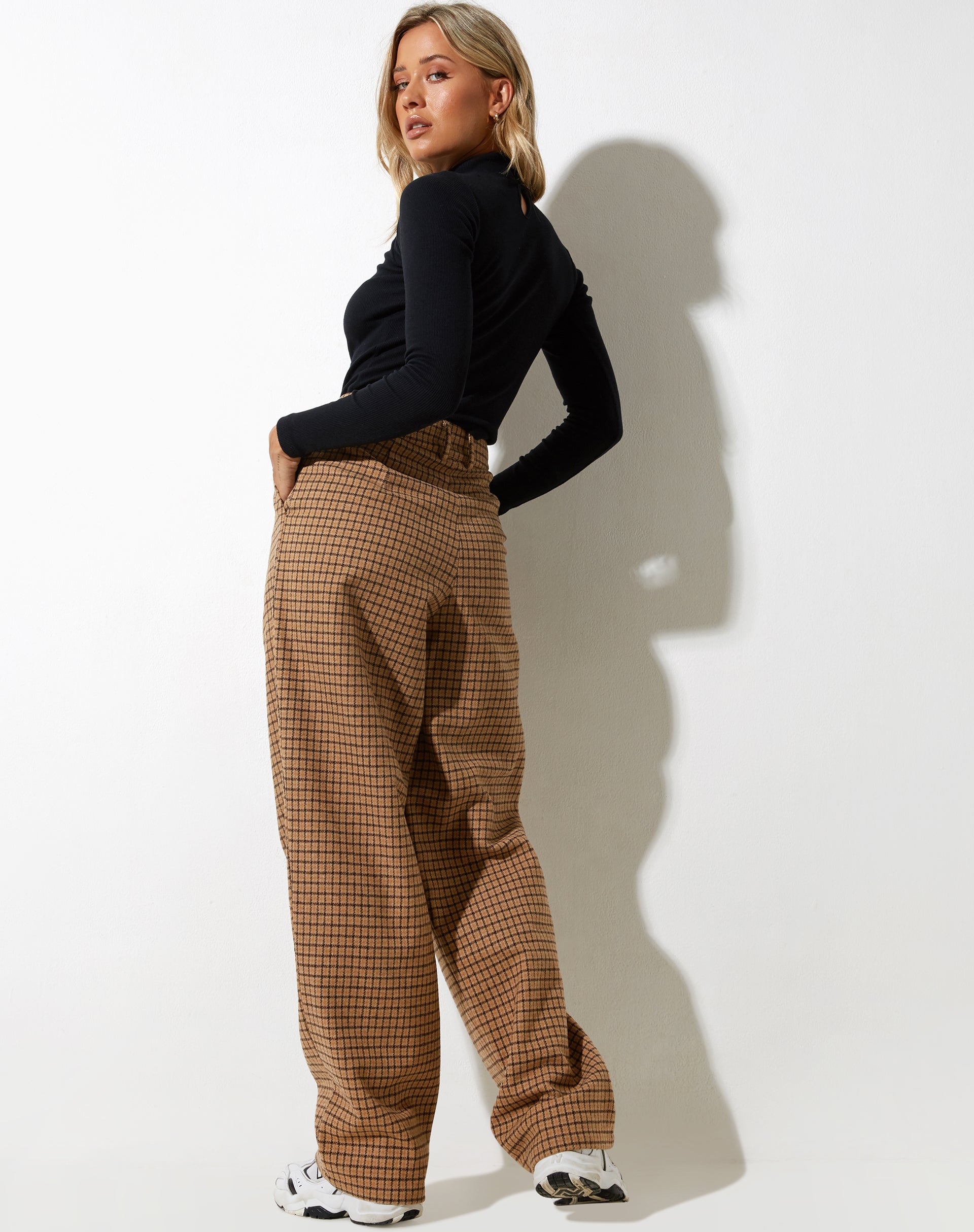image of Sakila Trouser in Wool Brown