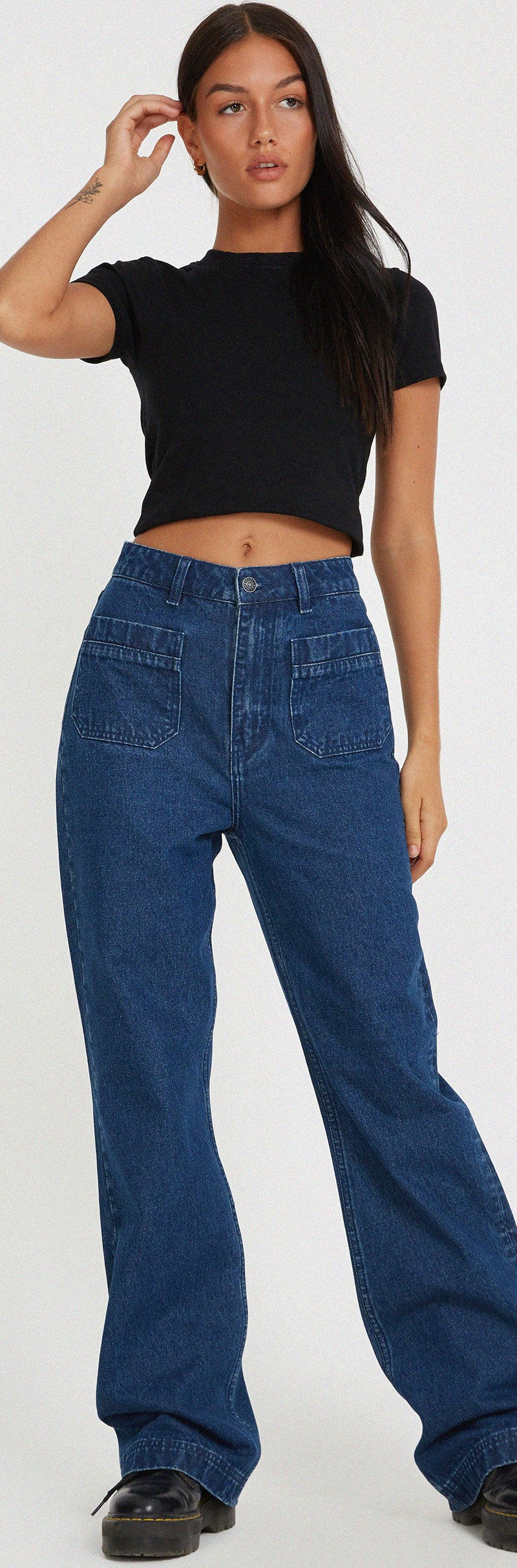 ✨🔥Women's Retro Flare Jeans with Pockets👖