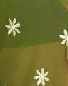  Moss Green Custard Daisy Embro
