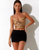 Image of Yena Crop Top in Botanical Animal