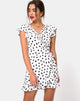 Image of Rica Dress in Diana Dot White