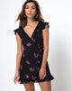 Image of Rica Skater Dress in Grunge Rose