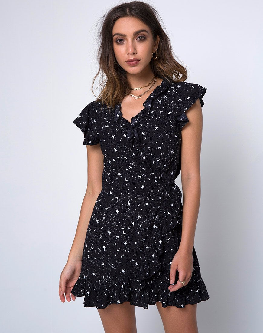 Image of Rica Skater Dress in Ditsy Cosmos