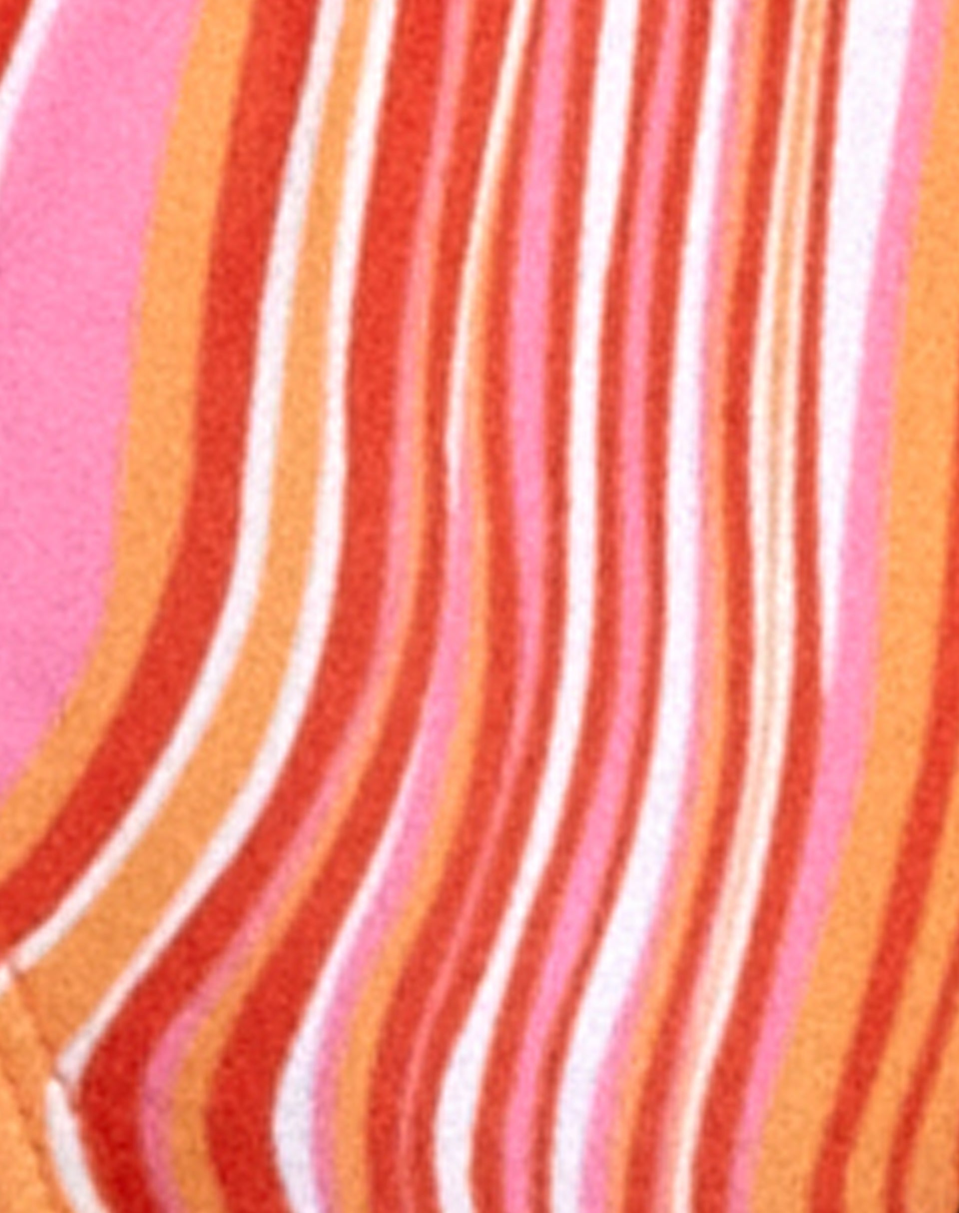 Image of Farisa Bikini Bottom in 70s Ripple Tangerine