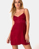 Image of Rilia Slip Dress in Satin Cheetah Raspberry