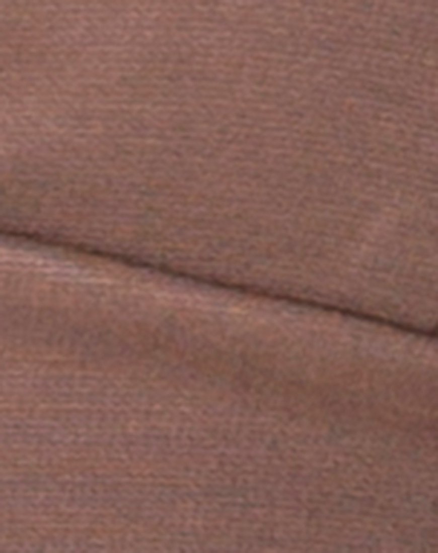 Image of Rilla Top in Cacao with Rectangle Square