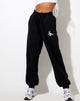 Image of Roider Jogger in Black with Scorpion White Embro