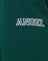 Bottle Green Angel Embro in White