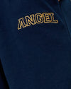 Navy Angel Embro in Yellow