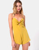 Image of Roman Playsuit in Mustard