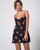 Image of Roppan Slip Dress in Midnight Rose