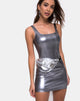 Image of Rosie Dress in Metallic Silver