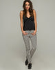 Image of Ruska Jeans in Mini Pinstripe Black and White