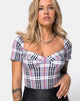 Image of Ryon Bodice in Heritage Check