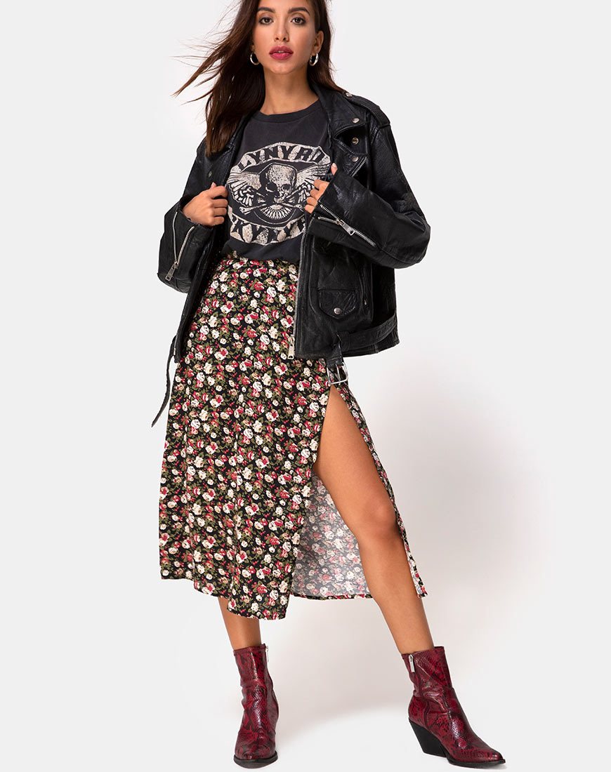 Image of Saika Skirt in Courtney Floral