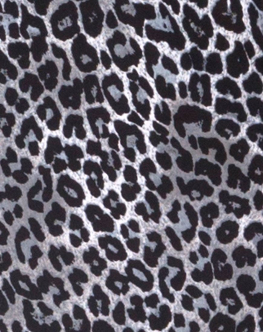 Saika Midi Skirt in Rar Leopard Grey – motelrocks-com-us
