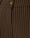  Pinstripe Brown