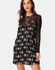 Image of Sanna Slip Dress in Moonlight Black