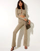 Image of Seneva Flare Trouser in London Fog