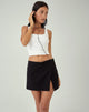 image of MOTEL X JACQUIE Sarko Mini Skirt in Black