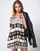 Image of Sasena Swing Dress in Eclipse Repeat