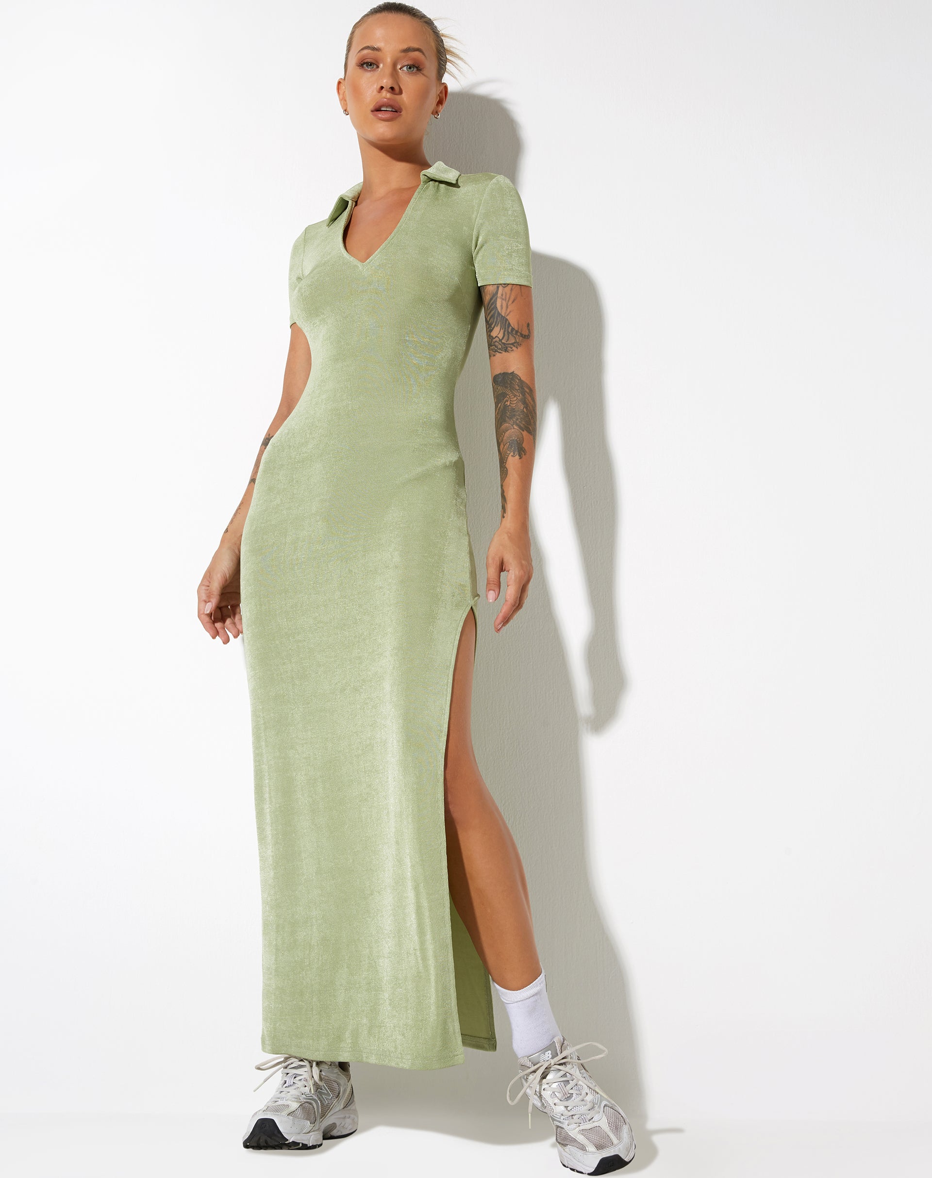 Light Green Short Sleeve Maxi Dress | Savita motelrocks-com-us Light Green Short Sleeve Maxi Dress | Savita motelrocks-com-us
