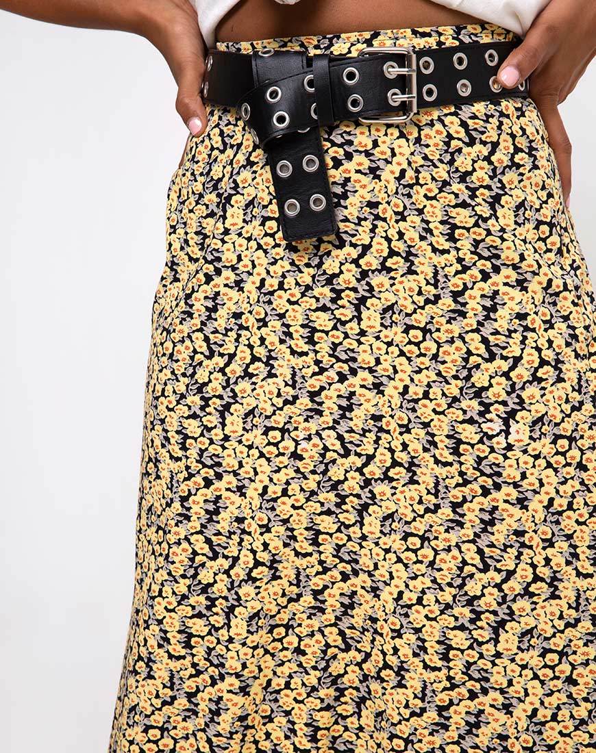 Image of Sayan Skirt in Mini Bloom Yellow