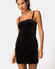 Image of Selah Bodycon Dress in Diamante Black