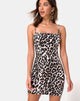 Image of Selah Bodycon Dress in Oversize Jaguar