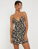 Image of Senora Mini Dress in Mini Daisy Black