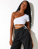 Image of Shanon Crop Top in White