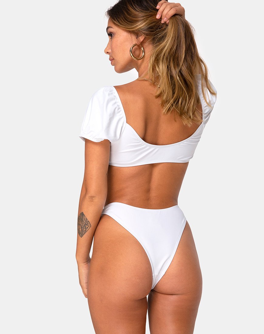 Image of Shella Bikini Top in Ivory